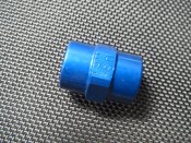 (image for) COUPLER FEMALE 1/2 NPT BLUE